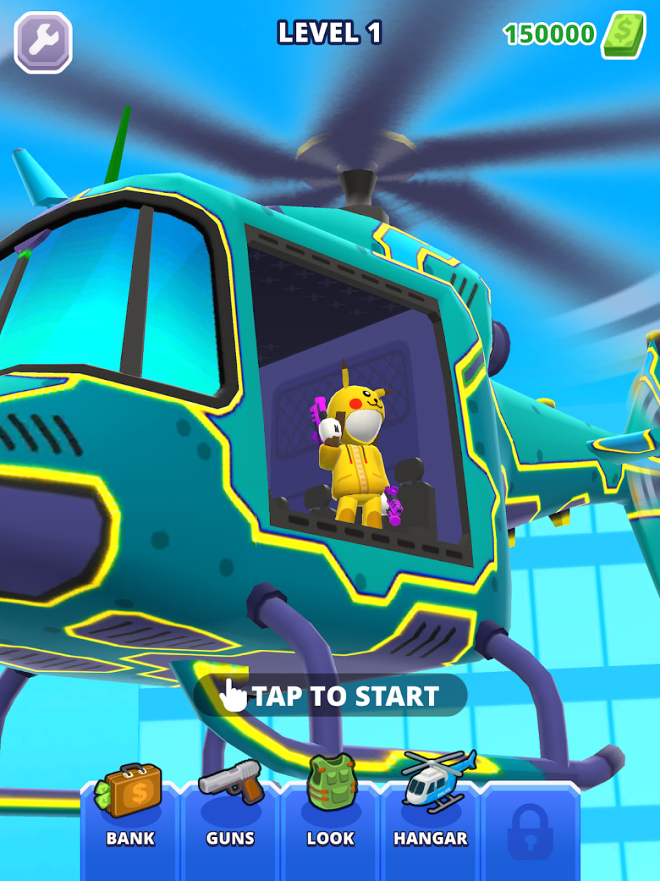 HellCopter hangar: wybór helikoptera